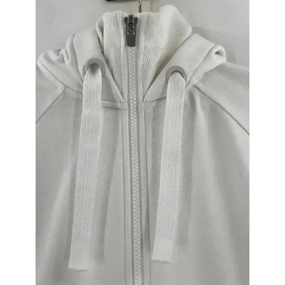 NEW WITH TAGS ATHLETA Triumph Hoodie Jacket Women's Size Small White RETAIL $108 - Picture 10 of 14